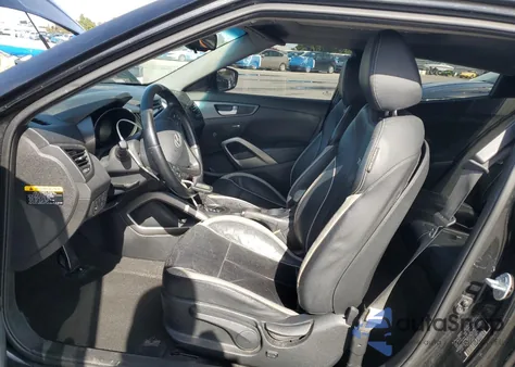 2015 Hyundai Veloster Turbo from USA, damaged, VIN KMHTC6AE6FU225201